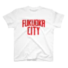 福岡Tシャツ通販サイトの福岡シティTシャツ（レッドロゴ） Regular Fit T-Shirt