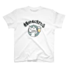 試ｼｭｯ ( ∩'-'⊂ )のビールのために生きるねこ Regular Fit T-Shirt