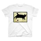  HARU-NYANKOの日本画ねこ スタンダードTシャツ