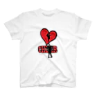 JuggernautCheerのHeartCheerBow スタンダードTシャツ