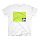 YUKO-YUKOのモノクロうさぎちゃん(ライトグリーン) スタンダードTシャツ