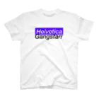 Ａｚｉｔａｔｉｘｎ＿ＦＲ９９９のHelvetica Gangstarr (Purple) Regular Fit T-Shirt