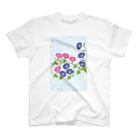 ジルトチッチのデザインボックスの朝顔の花 Regular Fit T-Shirt