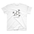 st_drop_laboratoryのカフェインの化学構造式 スタンダードTシャツ