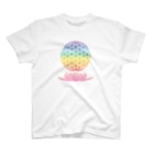 神聖幾何学屋の虹FOLと蓮 T-Shirt