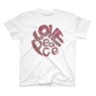 木村 紗のLove Peace カラー2 Regular Fit T-Shirt