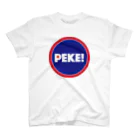 おっぺけガールショップのPEKE! トリコロール Regular Fit T-Shirt