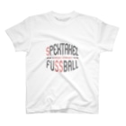 hattalaboのspektakel fussball(白) Regular Fit T-Shirt