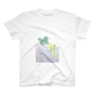 暑山グッズショップの花蝶グラデ スタンダードTシャツ