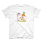 green-mm-catのあしたてんきにな～れ Regular Fit T-Shirt