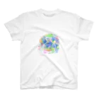 りんごのパステルカラーの瓶 Regular Fit T-Shirt