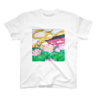 ほーぷの龍と蓮池 Regular Fit T-Shirt