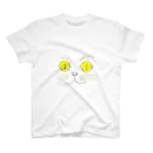 deco-ponの白い猫 スタンダードTシャツ