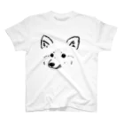 Chiyo.Wan(🐕🕊️のお店)のたちみみわんこ あっぷ スタンダードTシャツ