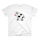 麦畑のウシw(下手な絵) Regular Fit T-Shirt