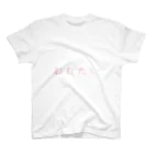 minamiのネムタイ。WHT/PNK スタンダードTシャツ