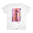 13's SHOPの油彩画『ドレスアップ』 Regular Fit T-Shirt