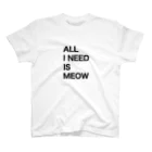 RAJAHWALKERのAll I Need Is Meow Regular Fit T-Shirt