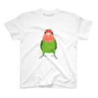 たかはらのこっちをみるコザクラインコ スタンダードTシャツ