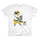 ほっかむねこ屋（アトリエほっかむ）のきのこねこ Regular Fit T-Shirt
