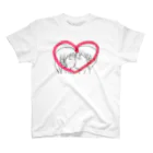 Lily bird（リリーバード）のKissing with heart♥ Regular Fit T-Shirt