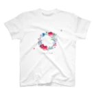 松や SUZURI店のザクロのリース Regular Fit T-Shirt