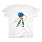 kawamameの青い瓦の女の子 Regular Fit T-Shirt