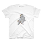 nemonemonemoのSHIRONEKO (LAZY) Regular Fit T-Shirt