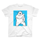 くーまんの部屋🐻のマッスル白熊💪 スタンダードTシャツ