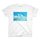 パーマとヒツジの蒼と雲 Regular Fit T-Shirt