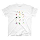 yu-popのフレッシュ野菜 スタンダードTシャツ