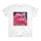 Ange Fleur （アンジュフルール）のRhodonite Cat（ロードナイト キャット） Regular Fit T-Shirt