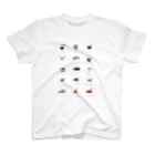 yu-popの麺類 Regular Fit T-Shirt