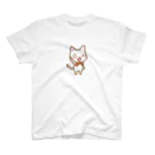 白ねこグループアンテナSHOPの白ねこ公式キャラクター Regular Fit T-Shirt