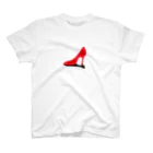 asahi official goods store の赤いハイヒール Regular Fit T-Shirt