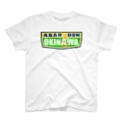 AROのABADDON OKINAWA GREEN LOGO Regular Fit T-Shirt