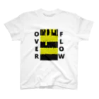 REST IN PUNISHEDのOVER FLOW(Yellow) スタンダードTシャツ