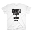 #KuToo Wave of Actionの「Women's business shoes ≠ heels」 Tシャツ スタンダードTシャツ