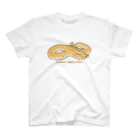 みけにょろのHognose snake Kawaii 【Albino】 Regular Fit T-Shirt