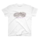 みけにょろのHognose snake Kawaii 【Lavender】 Regular Fit T-Shirt