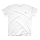 大のルワンダ国旗 胸ロゴ Regular Fit T-Shirt