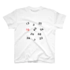 46-Marshの数字マニア① スタンダードTシャツ