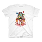 レトロなボールペン画村のムービーくん スタンダードTシャツ