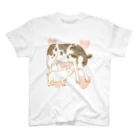 牛絵屋のこうしとこぶた スタンダードTシャツ