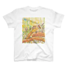 “little shop”福士悦子の水彩画　春のシマリス Regular Fit T-Shirt