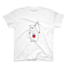 いねむりバクの釣りクマ スタンダードTシャツ