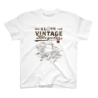 レトロサイクルのI LOVE VINTAGE BICYCLE-RODBRAKE Regular Fit T-Shirt