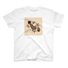 kiwaiwakiのヤモリ(geko) スタンダードTシャツ