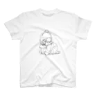 36sanのangry cat queen Regular Fit T-Shirt