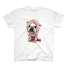 Momojiの犬画のフレブル7 スタンダードTシャツ